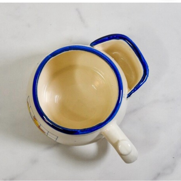 Vintage Ceramic Mug Cup with Biscuit or Cookie Pocket Chicken Chick Theme - Picture 2 of 3